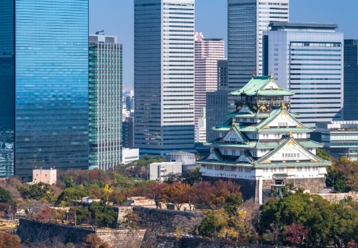 大阪市中央区周辺の風景