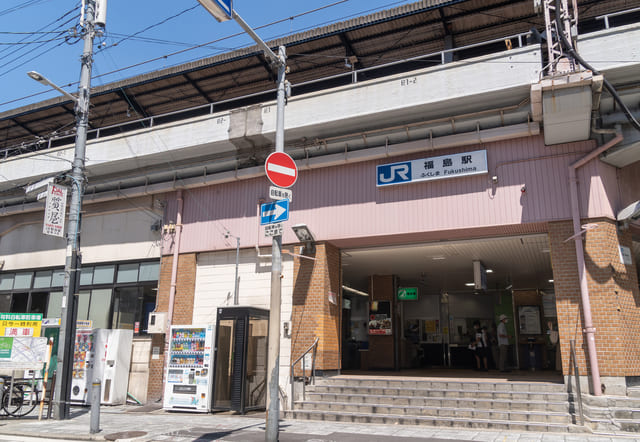 福島駅周辺の風景